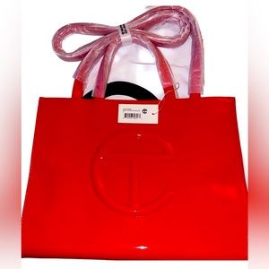 Brand new Telfar medium Patent Leather Tote